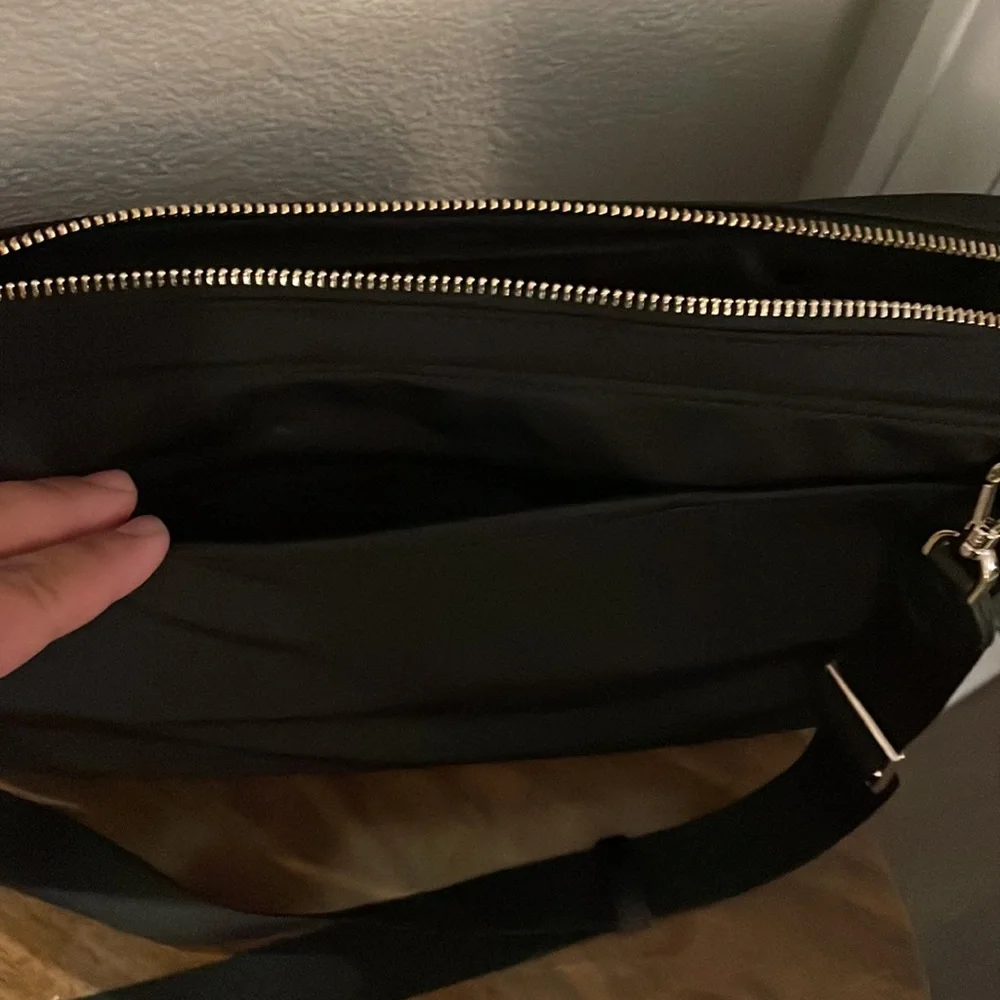 kate spade Black Laptop Sleeve with Front Zip Pocket